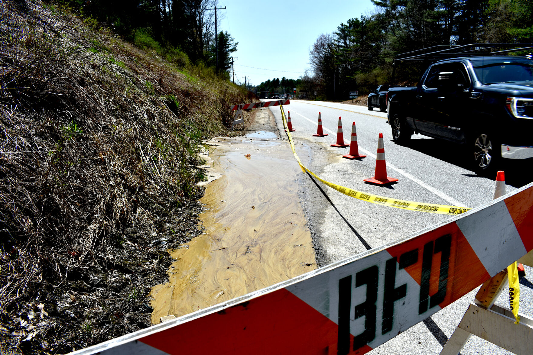 Pedestrian unharmed after becoming stuck in quicksand Monday night